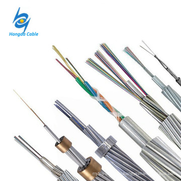 24 сердечника пробки нержавеющей стали Производитель кабеля opgw волоконно-оптический кабель 